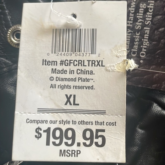 New Motorcycle Gear Leather Jacket - Picture 3 of 3